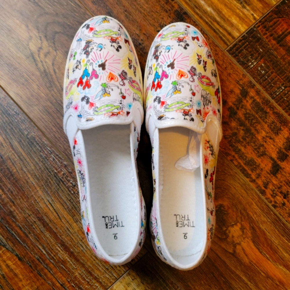Disney slip on shoes